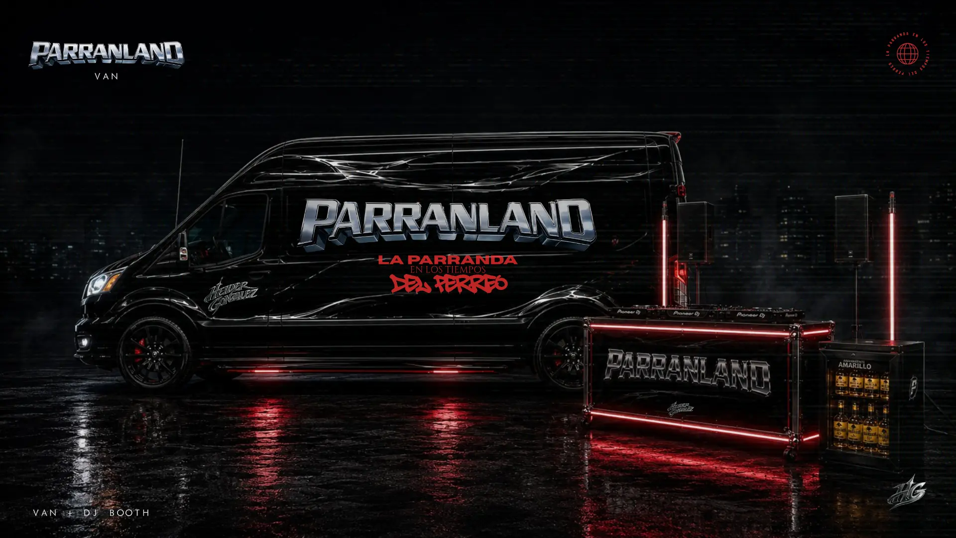 PARRANLAND VAN y DJ booth oficial
